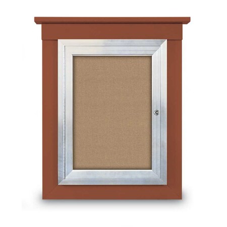 United Visual Products 72"x48" 3-Door Enclosed Letterboard, Black Felt/Lt Oak UV2628O-LTOAK-BLACK